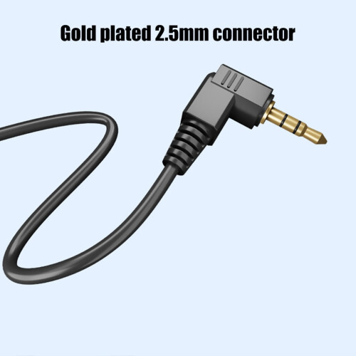 Durability Gold Plate 2.5mm Shutter Remote Cable Spring Flash PC Syncing Cable For MultiBrand Camera Flash Synchronization 1