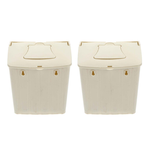 Mersess 2-Pack Parakeet Nesting Boxes Simple Style Plastic Bird Breeding Case for Pet Birds 2
