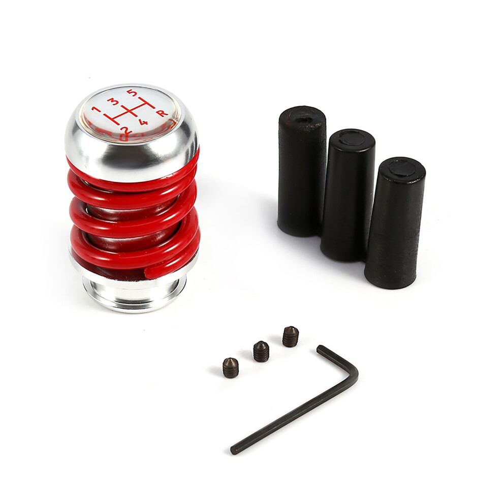 Comfortable Surface Texture Easy Installation Aluminium Alloy Gear Stick Head Enhanced Gear Control Manual Transmission Vehicle Universal Fitment 9071309230369