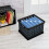 Black Plastic Storage Crate Stackable 30.6L 4