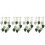 4Pcs Bohemian Macrame Wall Hangings Leaf Tapestry Light Green Decor 5
