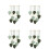 4Pcs Bohemian Macrame Wall Hangings Leaf Tapestry Light Green Decor 6