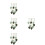 4Pcs Bohemian Macrame Wall Hangings Leaf Tapestry Light Green Decor 8