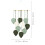 4Pcs Bohemian Macrame Wall Hangings Leaf Tapestry Light Green Decor 10