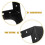 8pcs Modern Adjustable Sofa Legs Black Legs for TV Stand and Couch Replacement 3