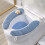 Toiletbetræk med håndtag, blødt, åndbart, vaskbart 6