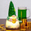 Pluche muts met pailletten voor St. Patrick's Day. 4