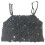 Sequined Strap Crop Top for Kids Black 5-7 Years 4