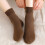 Women's Plush Mid-Crew Compression Socks 1 Pair 4