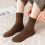Women's Plush Mid-Crew Compression Socks 1 Pair 5