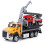 Operational Doors Realistic Truck Cabin Look Diecast Model Toy Pull Back Movement Interactive Play Sturdy Plastic Durable Construction 3