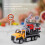 Operational Doors Realistic Truck Cabin Look Diecast Model Toy Pull Back Movement Interactive Play Sturdy Plastic Durable Construction 6