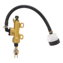 Universal Motorcycle Rear Brake Master Cylinder Kit with Reservoir 10mm