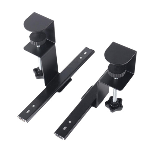 Keyboard Clamp Rail Computer Arm Rest Under Desk Steel Material Easy Installation for Office Workstations 1