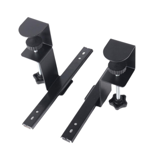 Keyboard Clamp Rail Computer Arm Rest Under Desk Steel Material Easy Installation for Office Workstations 2