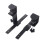 Keyboard Clamp Rail Computer Arm Rest Under Desk Steel Material Easy Installation for Office Workstations 5