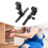 Keyboard Clamp Rail Computer Arm Rest Under Desk Steel Material Easy Installation for Office Workstations 6