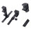 Keyboard Clamp Rail Computer Arm Rest Under Desk Steel Material Easy Installation for Office Workstations 8