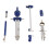 Universal Adapter Drawing Compass Extension Beam Design Metal Drafting Compass Set with Adjustable Height Precision Compass Tools for Geometry Math 3