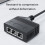 Divisor de rede Ethernet de 100 Mbps com alimentação USB, compatível com diversos cabos Ethernet e resistente ao calor. 4