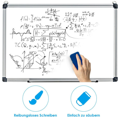 Magnetisches Whiteboard mit Aluminiumrahmen, 60 x 40 cm 2