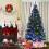 Kunstig juletre med LED-lys, 210cm 10