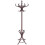 Coat Rack with Umbrella Stand, 12 Hooks, Brown 4