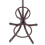 Coat Rack with Umbrella Stand, 12 Hooks, Brown 5