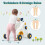 3-in-1 Baby Walker with Lights, Music & Activity Board 3