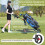 3-Wheel Folding Golf Push Cart with Adjustable Handle 3