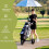 3-Wheel Folding Golf Push Cart with Adjustable Handle 5