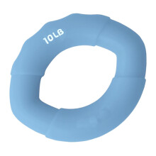 Silicone-Gummi-Handgriffkraftring 10LB Fingertrainer tragbar Grau/Blau