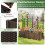 Planter Box with Trellis for Climbing Plants, 80x40x140 cm 4