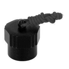 Rotating Lanyard Saltwater Resistant Durable Scuba Diving Regulator Tank Valve Threaded Dust Plug Cap Leakproof With Retention Cord Vented Design