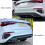 A3 8Y 2021+ Gloss Black 2pc Tail Pipe Cover 5