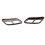 A3 8Y 2021+ Gloss Black 2pc Tail Pipe Cover 14