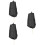 3Pièces Outil De Capture En Tissu Noir Résistant Pliable 8