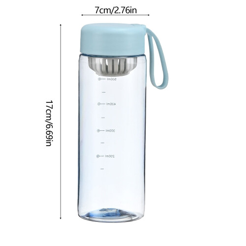 Μπουκάλι Νερού για Αθλητισμό με Κίνητρα500ml, Αδιάβροχο 1