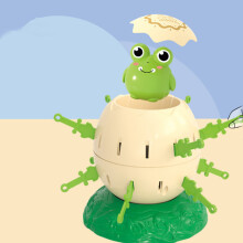 Green Desktop Animal Barrel Ejection Game Stress Relief Toy for Kids
