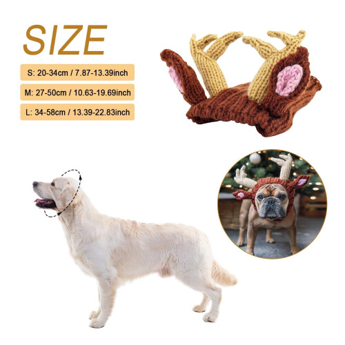 Scaldacollo per cani, protezione per le orecchie e scaldacollo, ideale per l'inverno, Natale e Capodanno. 1