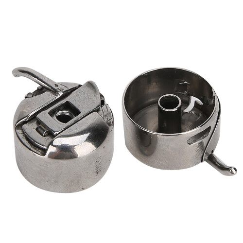Metal Sewing Machine Bobbin Case Spare Bobbin Case Durable Stainless Steel Smooth Surface Front Loading Bobbin System Easy To Install Exquisite 1