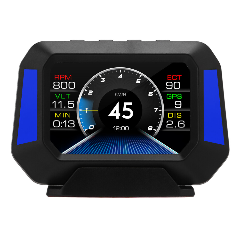 Car Smart Gauge 3In Digital Hud Speedometer Obd2 Gps Multi-Mode Upgrade 7691390395208