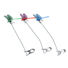 3Pcs Dragonfly Pole Clips Natural Look