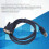 USB-232 1.1/2.0/3.0 Converter, 48in, DB9 Male, Windows/Linux 7