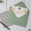 Green A7 V-Flap Envelopes 5x7 inches 50 pcs 5