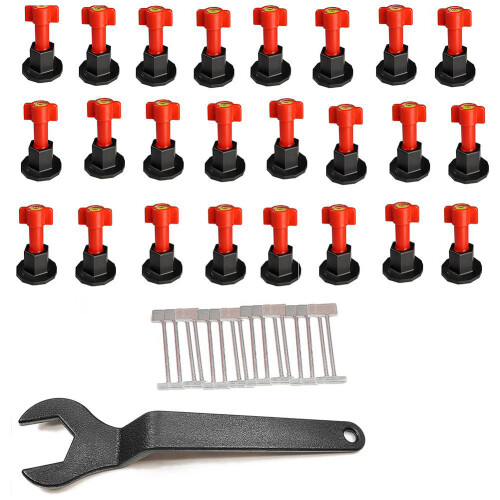 Keeps Tiles Level During Curing Tiling Tool Reusable With Replaceable Components, Designed For Easy DIY Use On Floors And Walls, Ensures Flawless