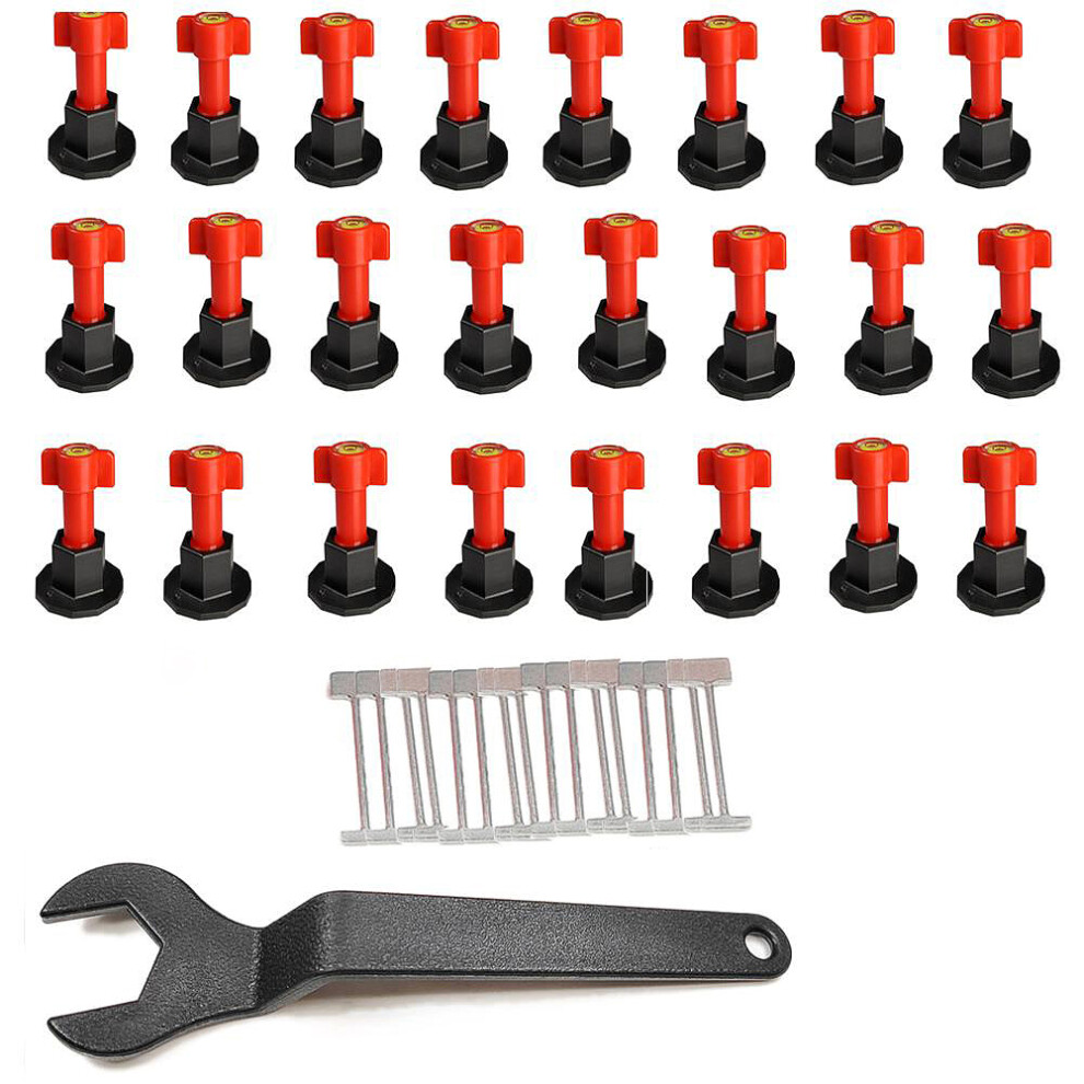 Flawless Tile Surface Leveling System Reusable Design For Floor And Wall Use, Keeps Tiles Level And Stable During Curing Process With Wear Resistant 9049227999378