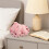 Peluche avec lit 14 cm Mini peluche rose 5
