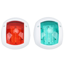 Feux de navigation marins à LED, rouge et vert, étanches, en ABS durable, faible consommation d'énergie, éclairage puissant pour bateaux et