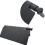 Suporte ajustável para TV de 13 polegadas, ideal para celular, media box, console de jogos e roteador – Preto, compatível com a maioria das TVs. 5